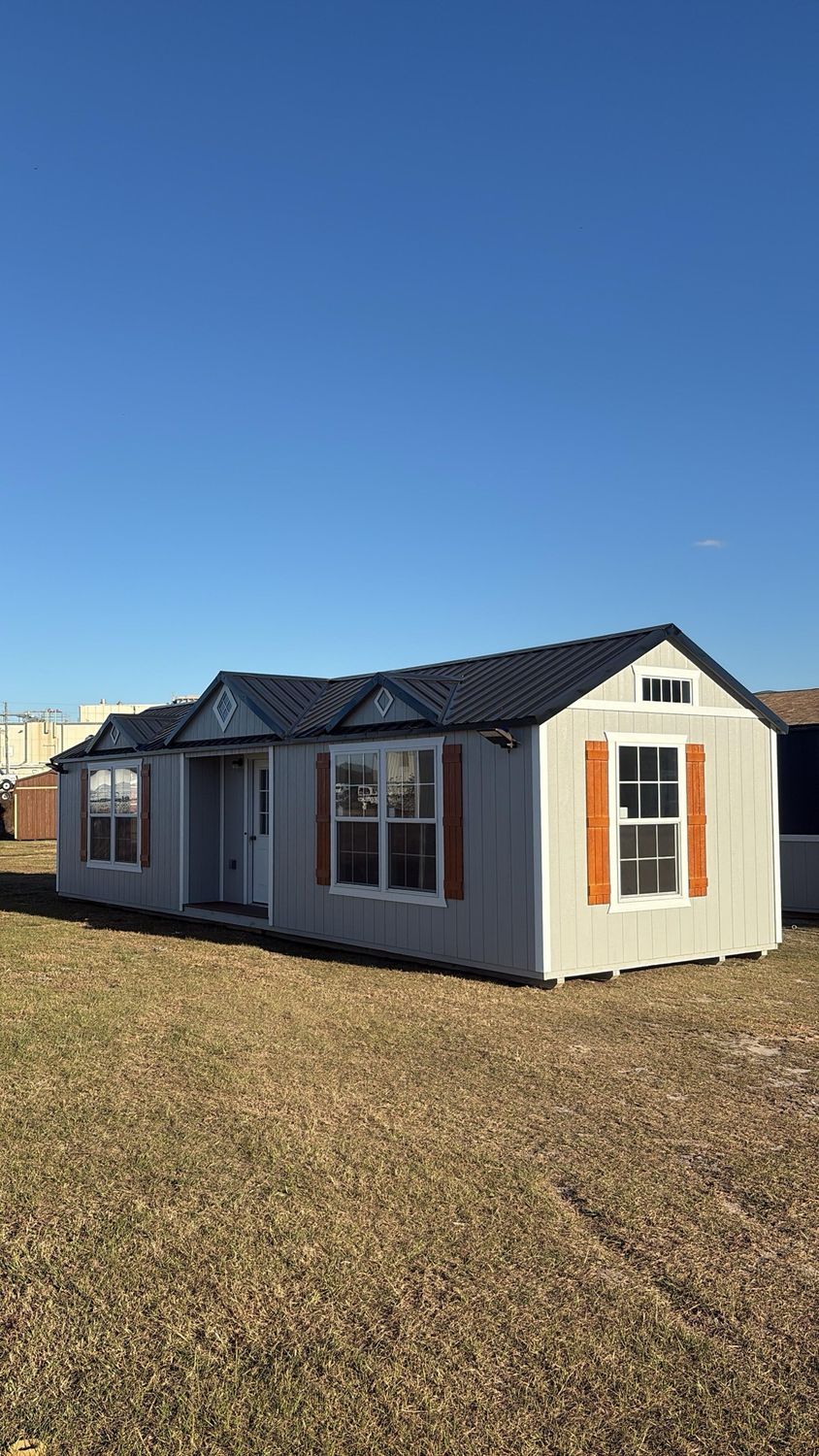 * Office 12' x 40' Utility Triple Dormer
