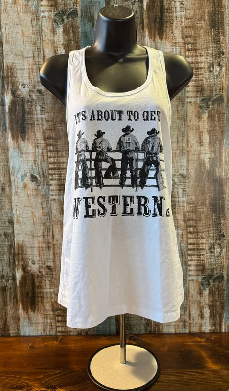 "It's about to get Western" tank