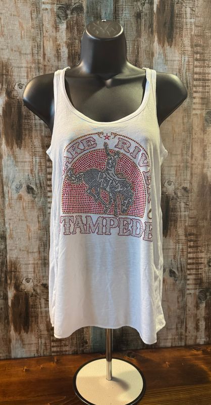 SRS Bling tank WHITE