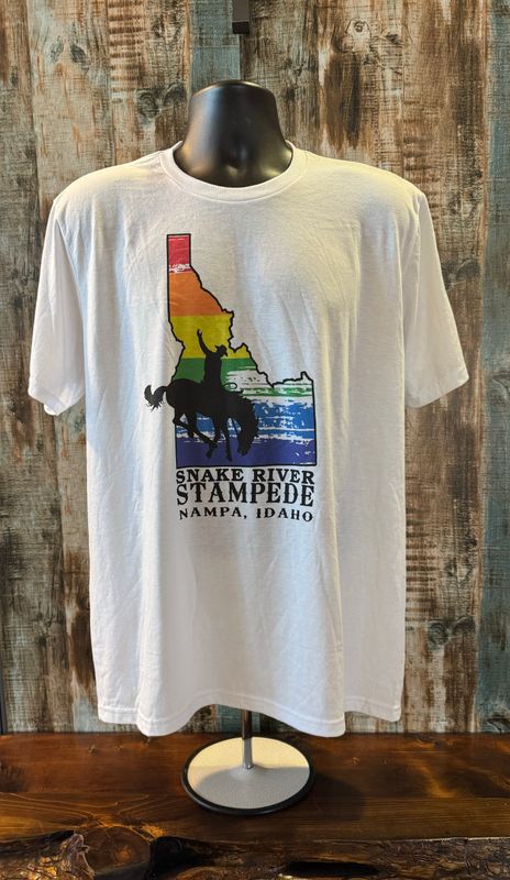 SRS Rainbow IDAHO T-shirt WHITE
