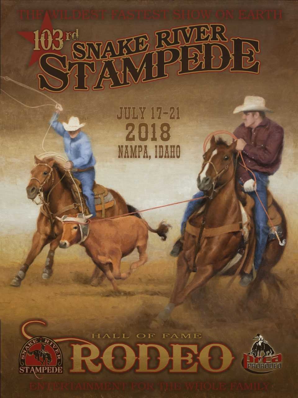 2018 OFFICIAL RODEO POSTER