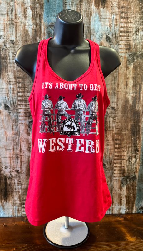 "It's about to get Western" tank