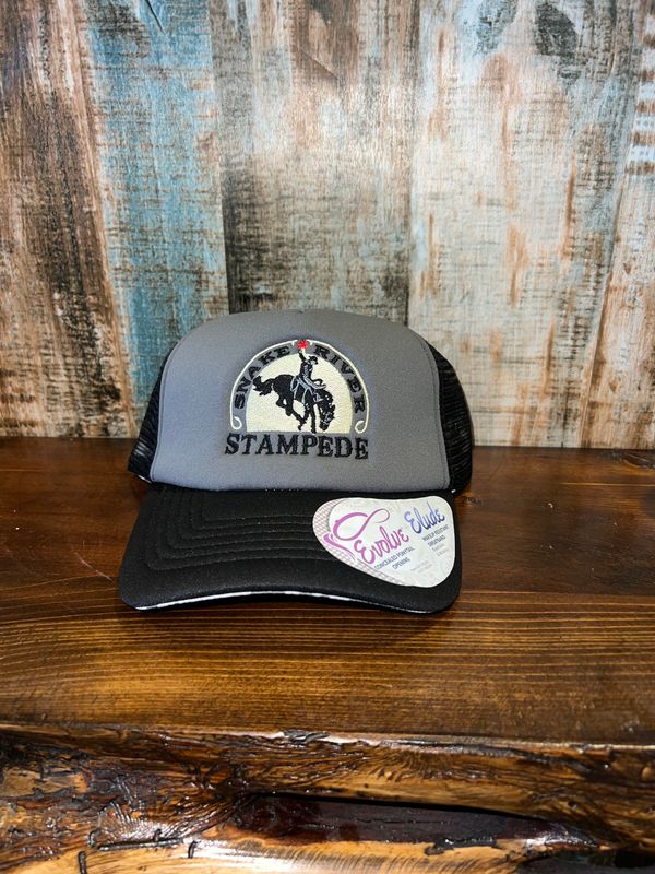 SRS Hat with Cow print under bill