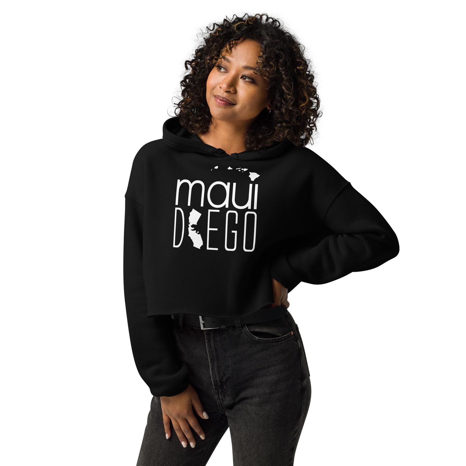 Ladies Crop Hoodie