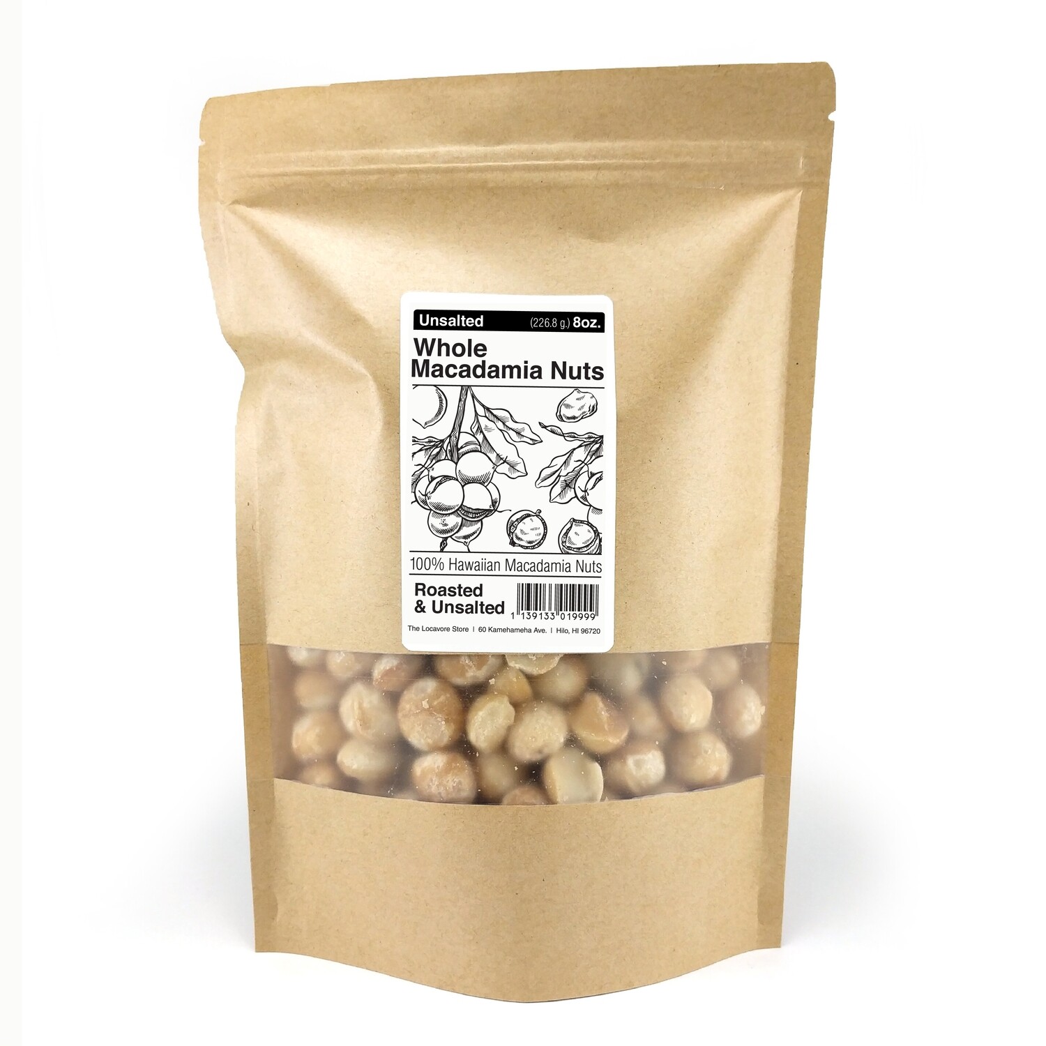 Macadamia Nuts, The Locavore Store - Unsalted (16 Oz.)