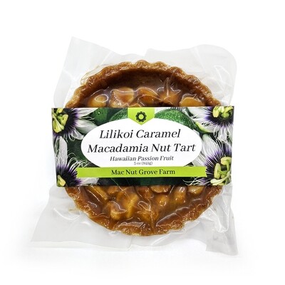 Hawaii Tart Company, Lilikoi Caramel Macadamia Nut Tart
