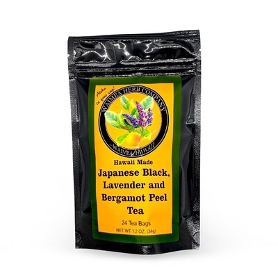 Waimea Herb Company, Lavender & Bergamot Japanese Black Tea (24 Teabags)