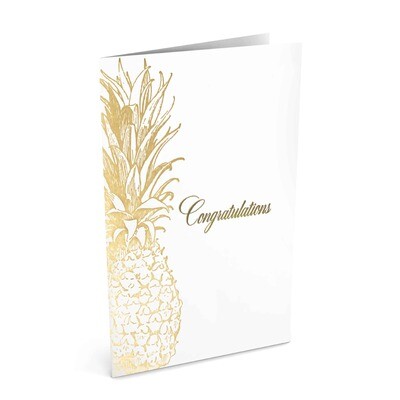 Card, Congrats - Pineapple (Bradley & Lily)