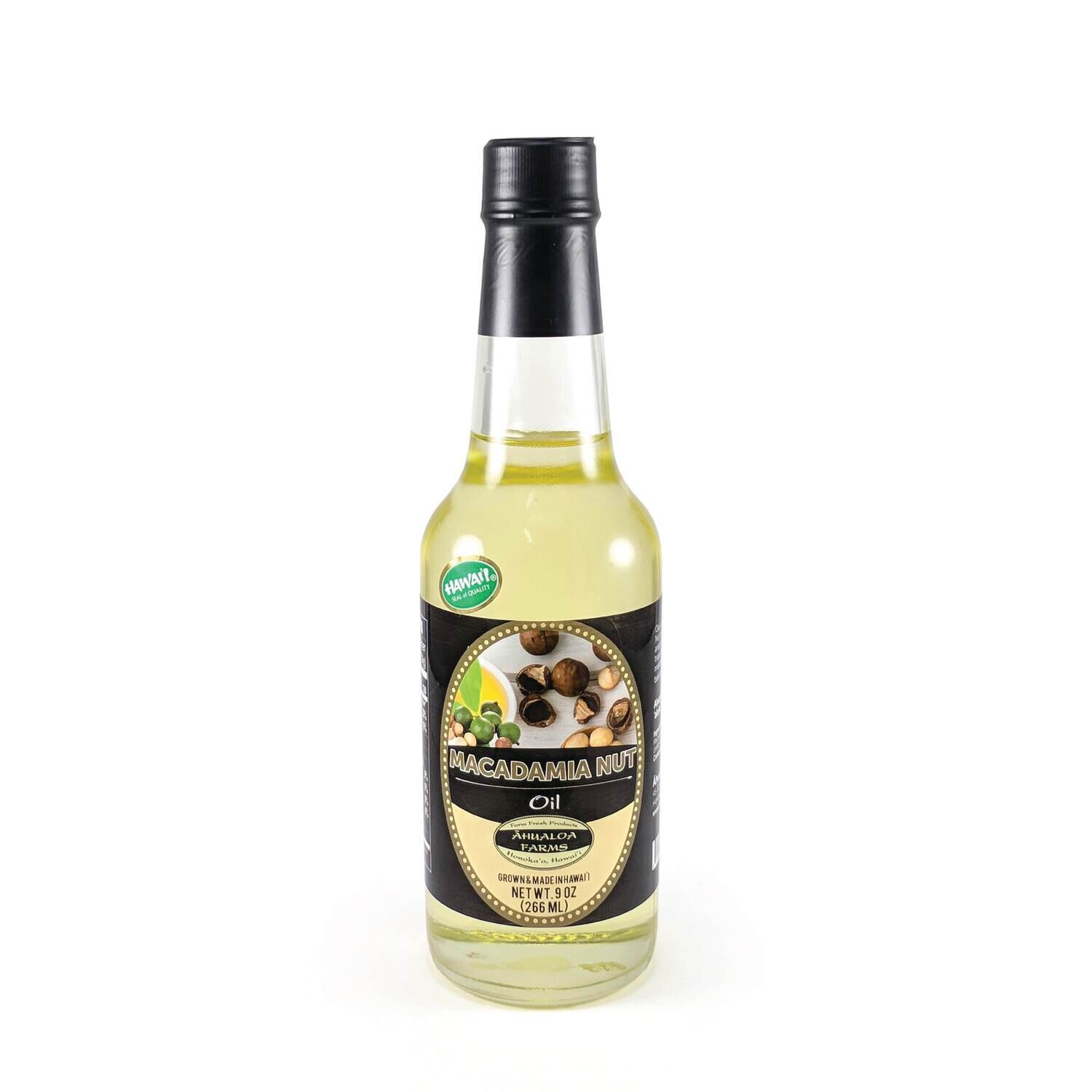 Oils, Ahualoa Farms - Macadamia Nut Oil (9 Oz.)