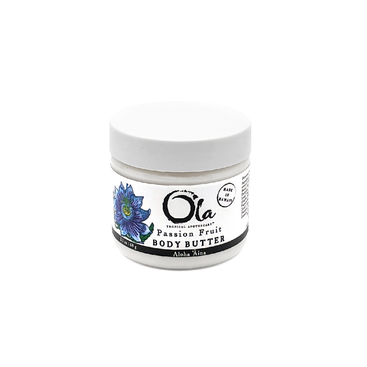 Ola Tropical Apothecary, Body Butter - Passion Fruit (2 Oz.)