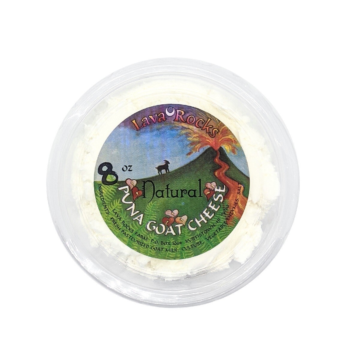 Cheese, Lava Rock Dairy - Chevre Natural (8 Oz.)