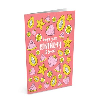 Card, Birthday - Hope Your Birthday is Sweet (Nicomade)