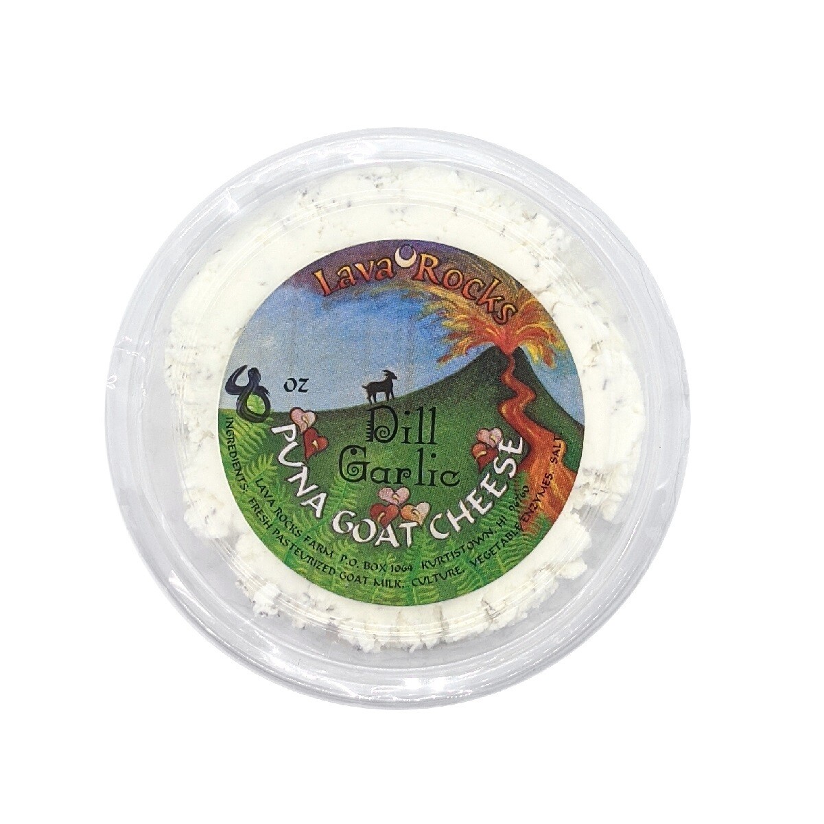 Cheese, Lava Rock Dairy - Chevre Dill & Garlic (8 Oz.)