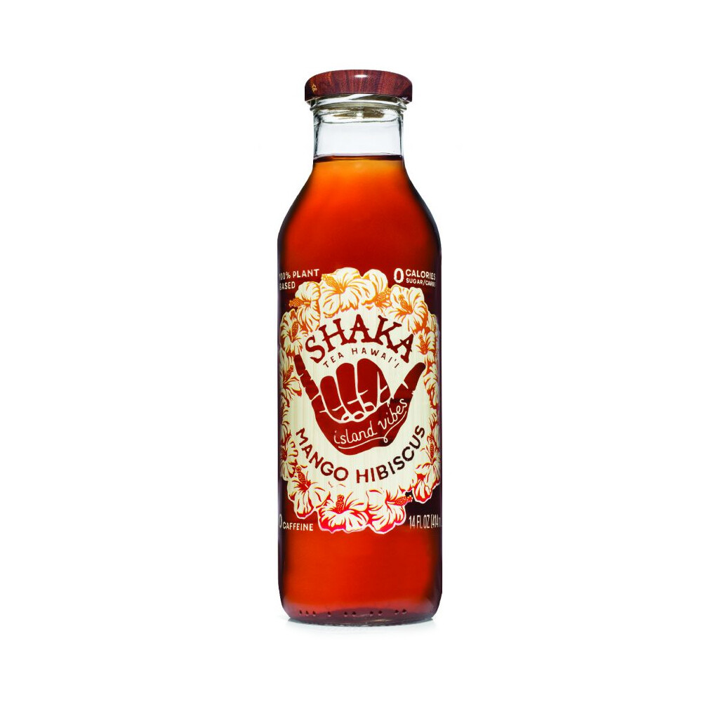 Shaka Tea, Mango Hibiscus Mamaki Tea (14 Oz.)