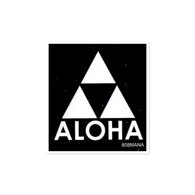 Sticker, 808 Mana - Aloha Triangle (Small)