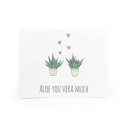 Card, Love - Aloe You Vera Much (Localicreative)
