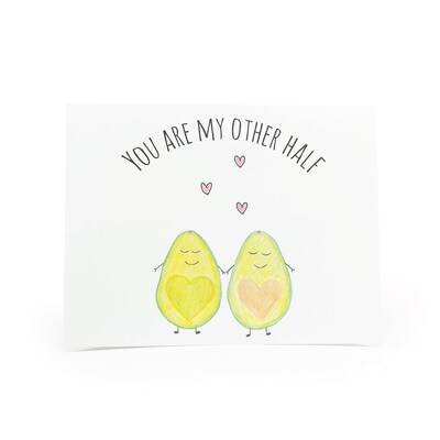 Card, Love - You Are My Other Half (Localicreative)