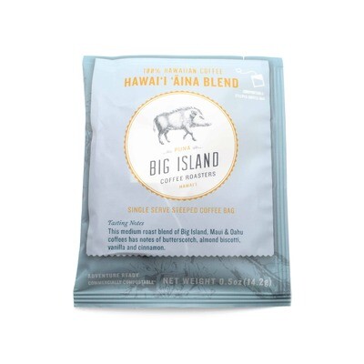 Big Island Coffee Roasters, Single Serve Coffee Packet (Hawaiʻi ʻAina Blend)