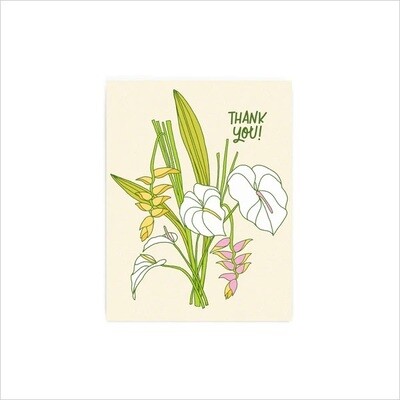 Card, Thank You - Thank You Bouquet (Nicomade)