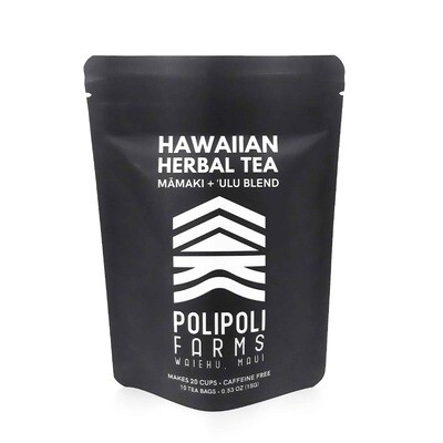 Polipoli Farm, Māmaki + ʻUlu Herbal Tea Bags