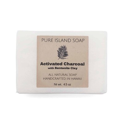 Pure Island Soap, Activated Charcoal (4.5 Oz.)