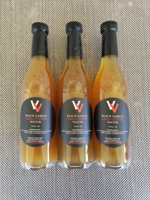 Vintage Vinegars, Black Garlic Chili Pepper Water (12.5 Oz.)