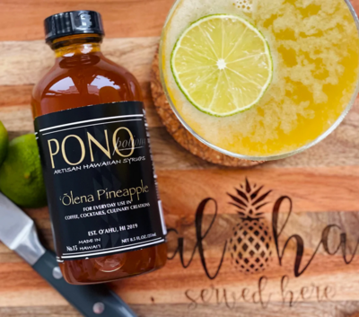 Pono Potions, 'Ōlena Pineapple Syrup (8.5 Oz.)