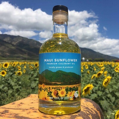 Oils, Maiden Hawaii - Sunflower Oil (12 Oz.)