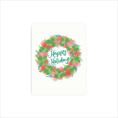 Card, Holiday - ʻOhiʻa Wreath (Nicomade)