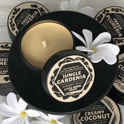 Rebels' Roost, Jungle Gardenia Beeswax Candle