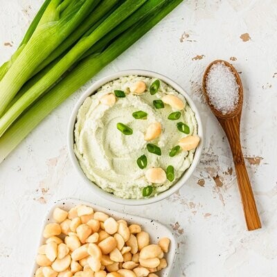 Edible Peace, Macnut Dairy-Free 'Cream Cheese' - Green Onion (3.5 Oz.)