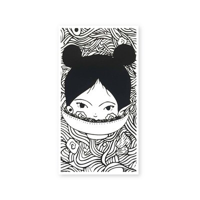 Sticker, Sunny Weeks - Ramen Girl (2" x 3")