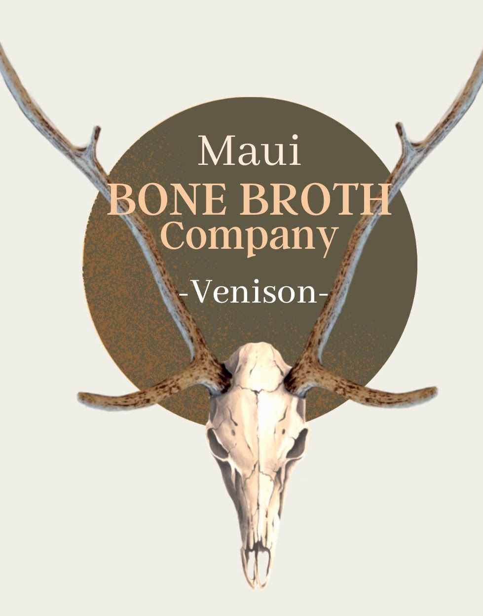 Maui Bone Broth - Venison Bone Broth (28 Oz.)