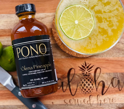 Pono Potions, &#39;Ōlena Pineapple Syrup (8.5 Oz.)