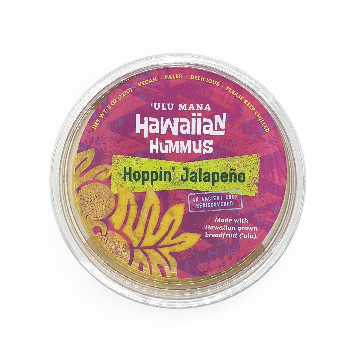 Hummus, ʻUlu Mana - ʻUlu Hoppin Jalapeno (8 Oz.)