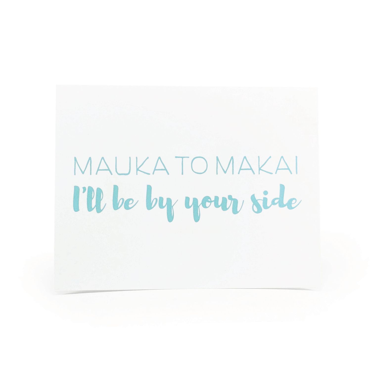 Card, Love - Mauka To Makai I&#39;ll Be by Your Side (Localicreative)