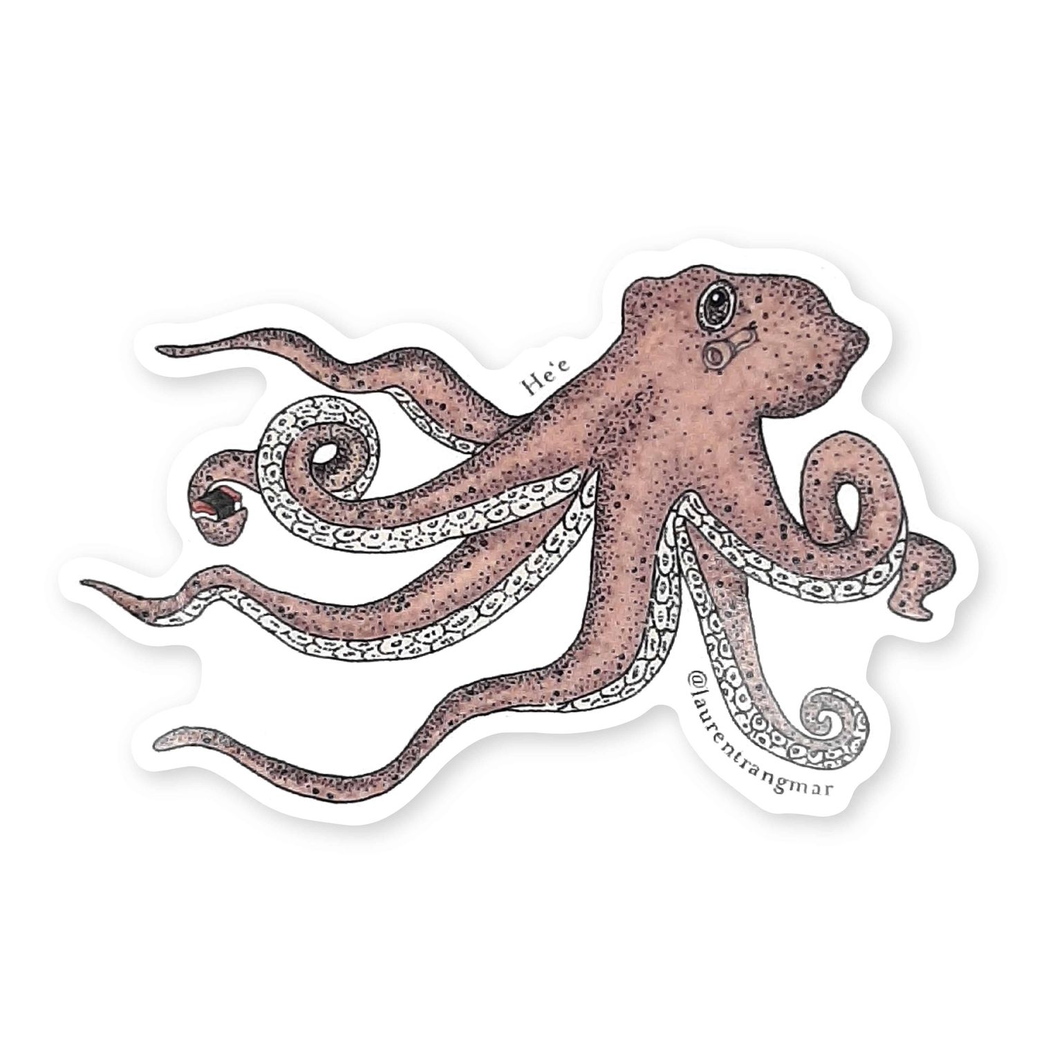 Sticker, Lauren Trangmar - Heʻe