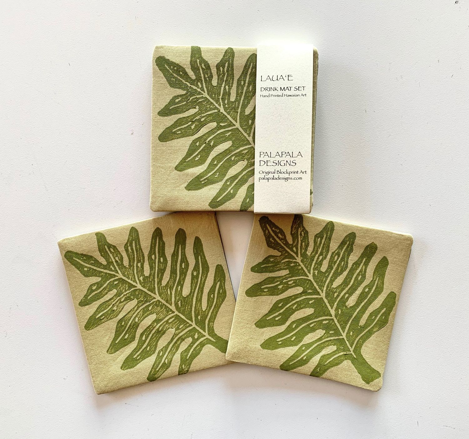 Drink Coaster Set, Palapala Designs - Laua&#39;e