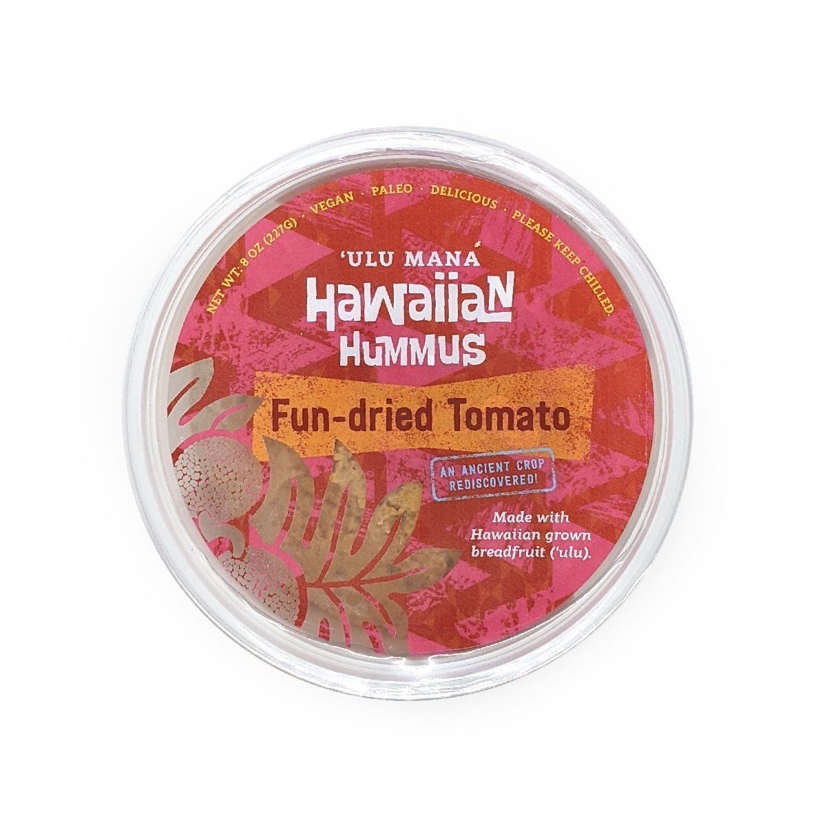 Hummus, ʻUlu Mana - ʻUlu Fun-Dried Tomato (8 Oz.)