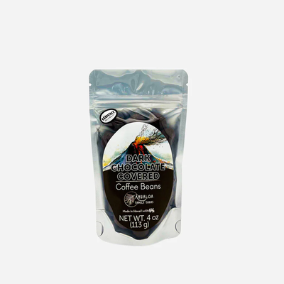 Dark Chocolate Covered Coffee Beans, Āhualoa Farms (4 Oz.)