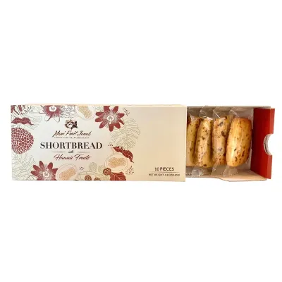 Cookies, 10-Piece Assorted Shortbread, Maui Fruit Jewels