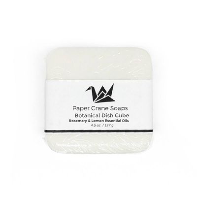 Paper Crane Soaps, Dish Soap Bar - Rosemary &amp; Lemon (4 Oz.)