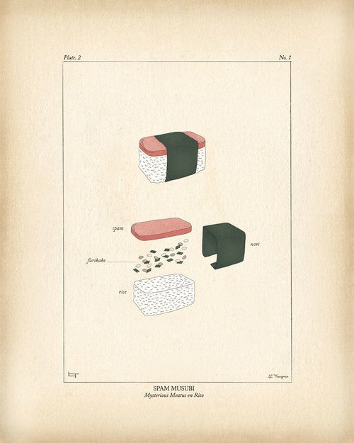 Card, Other - Spam Musubi (Lauren Trangmar)