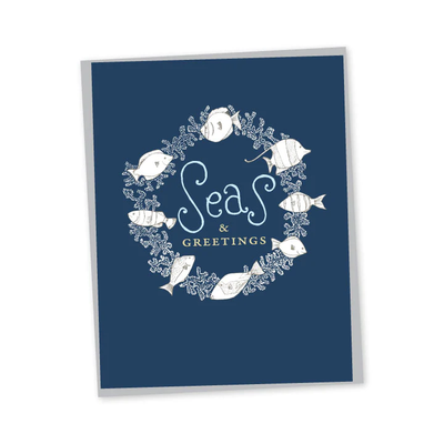 Card, Holiday - Seas and Greetings (Bradley &amp; Lily)
