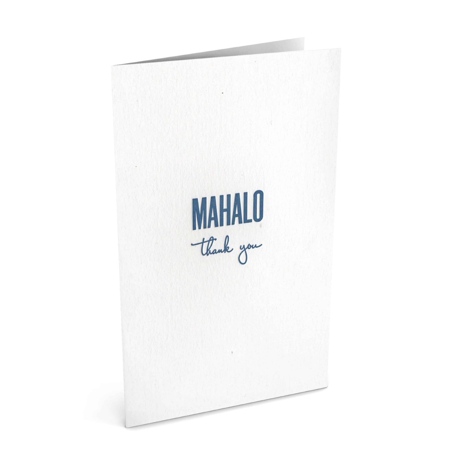Card, Thank You - Mahalo (Bradley &amp; Lily)