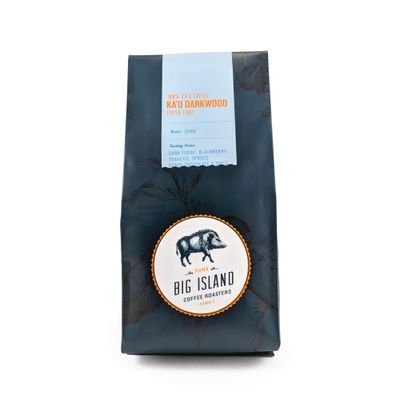 Big Island Coffee Roasters, Ka&#39;u Darkwood Dark Roast Whole Bean Coffee (7 Oz.)