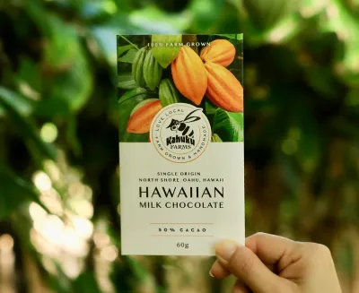 Kahuku Farms, Milk Chocolate Bar (60g)