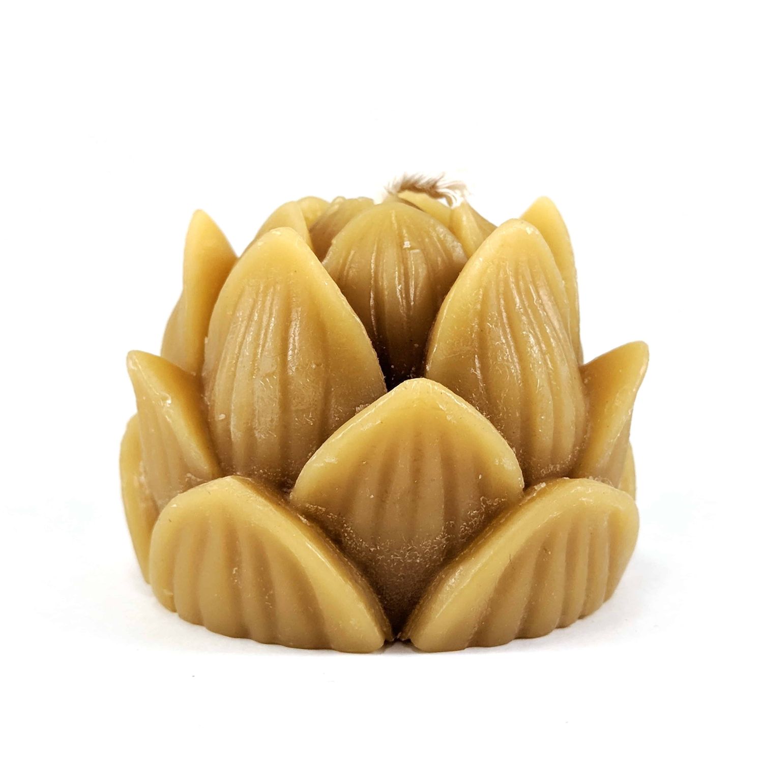 Bee Light Hawaii, Lotus Flower Beeswax Candle