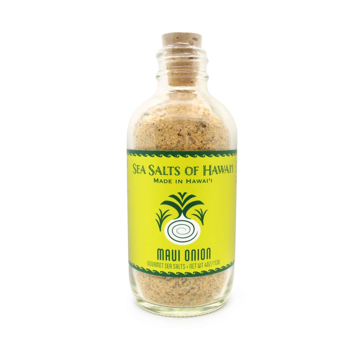 Sea Salts Of Hawaii Glass Bottle - Coarse Maui Onion Sea Salt