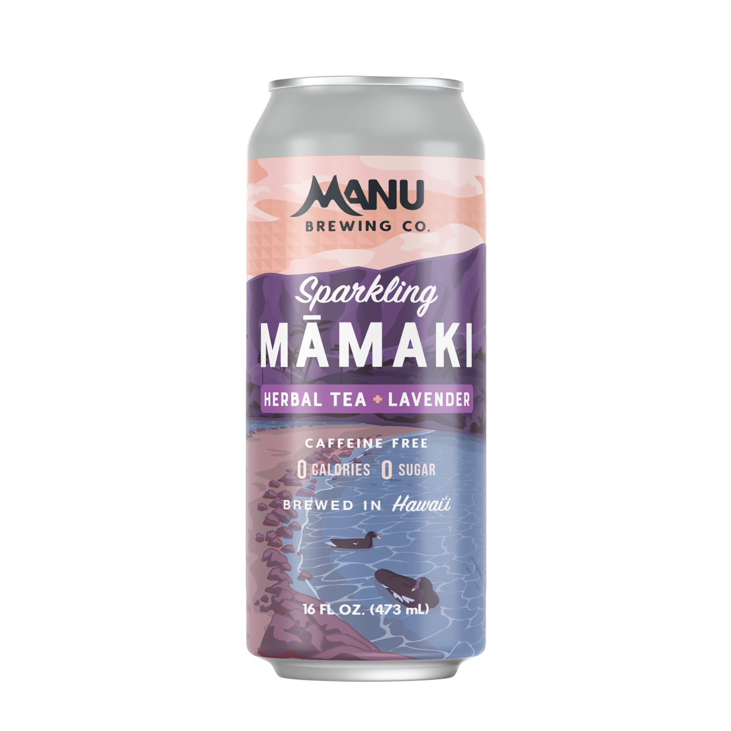 Manu Brewing Co, Sparkling Māmaki Tea with Lavender